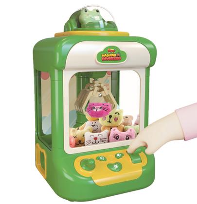 Imagem de Brinquedo Garra Máquina Diversão Pegar Bichinho Pelúcia Sapo