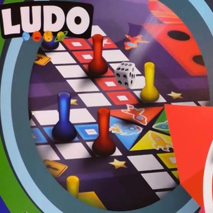 Imagem de Brinquedo Grandes Jogos Ludo Dama Trilha Junta 4 Big Star Idade +5 Anos