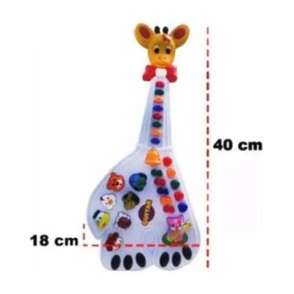 Imagem de Brinquedo Guitarra Girafa Musical Com Sons De Bichos E Luzes Criança Menino Menina Infantil