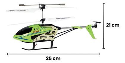 Imagem de Brinquedo Helicóptero com Controle Remoto  Fênix Zein cor:Preto