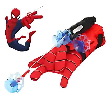 Imagem de Brinquedo Homem Aranha Luva Lança Teia Com Óculos e Relógio