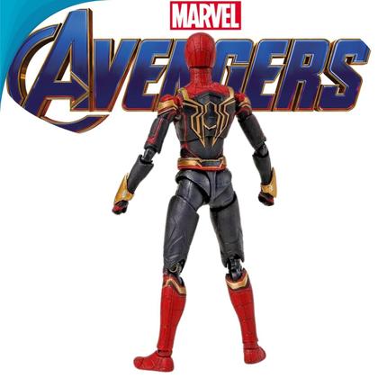 Imagem de Brinquedo Homem Aranha Traje Dourado Oficial Para Criançada Pequeno Action Figure Bonito Ideal Para Presente