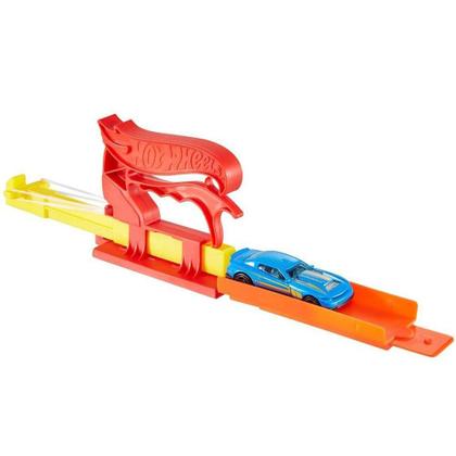 Imagem de Brinquedo Hot Wheels Lançador Com Carrinho Vermelho Fth84