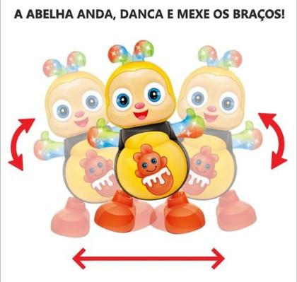 Imagem de Brinquedo Infantil Abelha Dançarina Musical Com Luzes E Som