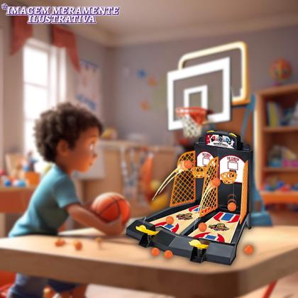 Imagem de Brinquedo Infantil Basquete de Mesa Duplo Xalingo - 68532