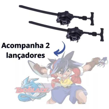 Imagem de Brinquedo Infantil Beyblade 4 Unidades Arena E Lançador