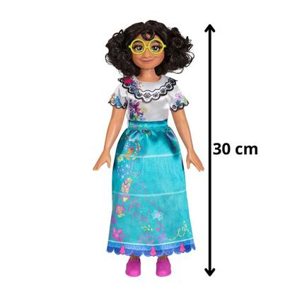 Imagem de Brinquedo Infantil Boneca Mirabel Madrigal Filme Encanto Disney Fashion Doll 30cm Candide