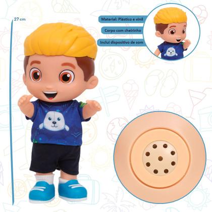 Imagem de Brinquedo Infantil Boneco Lucas Neto Aventureiro Que Fala