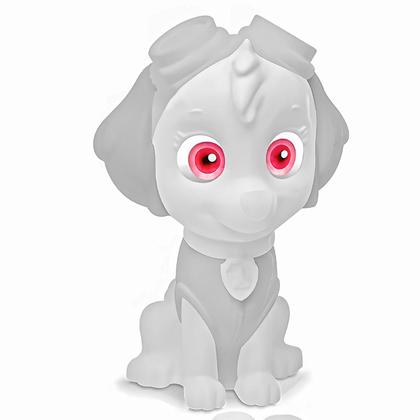 Imagem de Brinquedo Infantil Boneco Skye Patrulha Canina Para Colorir e Pintar Com Tinta Guache - Elka