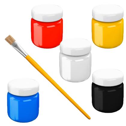 Imagem de Brinquedo Infantil Boneco Skye Patrulha Canina Para Colorir e Pintar Com Tinta Guache - Elka