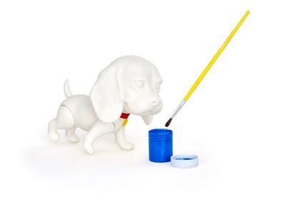 Imagem de Brinquedo Infantil Cachorrinho Puppie Bill Para Colorir Puff Toys 059