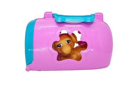 Imagem de Brinquedo Infantil Cachorro Com Casinha Maleta Com Alça