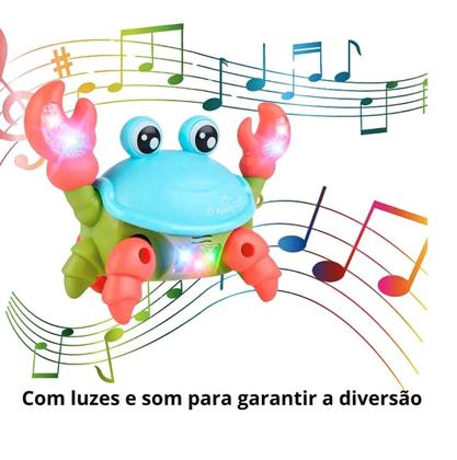 Imagem de Brinquedo Infantil Caranguejo Fujão Com Luzes Som e Movimento