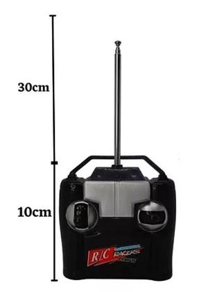 Imagem de Brinquedo Infantil Carrinho de Controle Remoto Corrida Fórmula 1 Deluxe Car F1 Preto