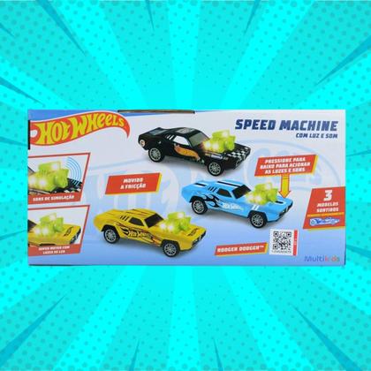 Brinquedo Infantil Carrinho Fricção Hot Wheels Speed Machine