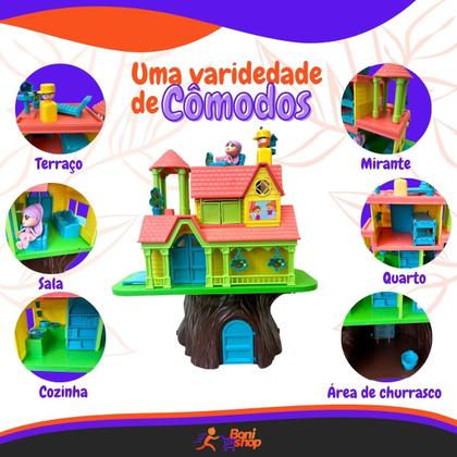 Imagem de Brinquedo infantil casa casinha castelo na  arvore encantada