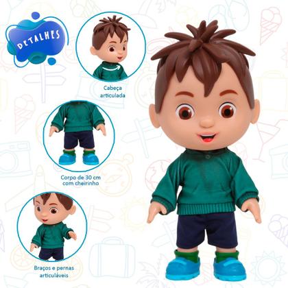 Imagem de Brinquedo Infantil Cebolinha Vamos Brincar Em Vinil 1401