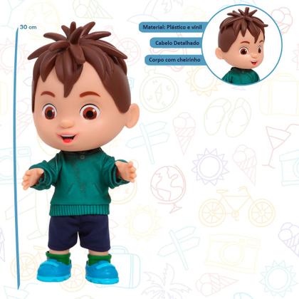 Imagem de Brinquedo Infantil Cebolinha Vamos Brincar Em Vinil 1401