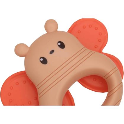 Imagem de Brinquedo Infantil Chocalho Borboleta Rosa Zippy Toys - 10379