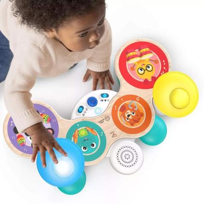 Imagem de Brinquedo Infantil Conjunto de Bateria Musical Infantil Premium Hape Xalingo - 98287