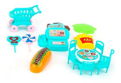 Imagem de Brinquedo Infantil Cozinha 20pcs Polipro Colorido Alitoys