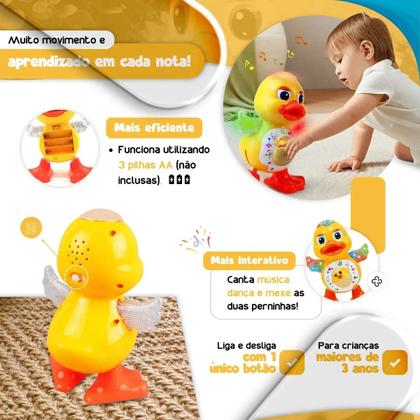 Imagem de Brinquedo Infantil Criativo Patinho Para Menina Envio Relampago