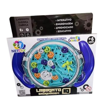 Imagem de Brinquedo Infantil Desafio IQ Labirinto de Engrenagem Nettoy - 40043