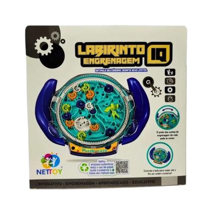 Imagem de Brinquedo Infantil Desafio IQ Labirinto de Engrenagem Nettoy - 40043