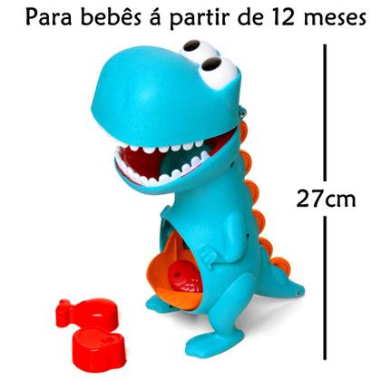 Imagem de Brinquedo Infantil Dinossauro Didático Baby Original Elka