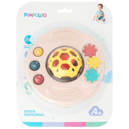 Imagem de Brinquedo Infantil Disco Sensorial Sortido Pimpolho