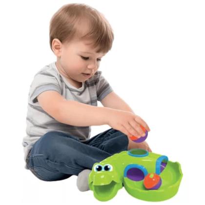 Imagem de Brinquedo Infantil Educativo Didático Para Bebê Croco Ball