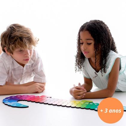 Imagem de Brinquedo Infantil Educativo Quebra Cabeça Alfabetização Jogo Presente Criança 3 4 5 Anos Menino Menina Autismo Autista TEA