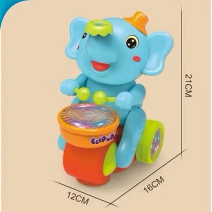 Imagem de Brinquedo Infantil Elefante Musical Interativo Para Criança Com Luz E Sons Pronta Entrega Entrega Rapida