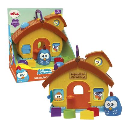 Imagem de Brinquedo Infantil Fazendinha da Galinha Pintadinha Mini 24cm em Plástico Elka - 1088