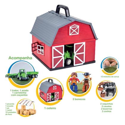 Imagem de Brinquedo Infantil Fazendinha -Poliplac