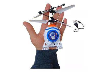 Imagem de Brinquedo Infantil Foguete Voador Com Sensor De Mão Luz Led