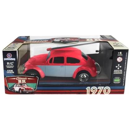Imagem de Brinquedo Infantil Fusca Clássico Polibrinq Controle Remoto