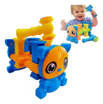 Imagem de Brinquedo Infantil Interativo Mesinha De Martelar Bater Com Martelo Educativo Didatico