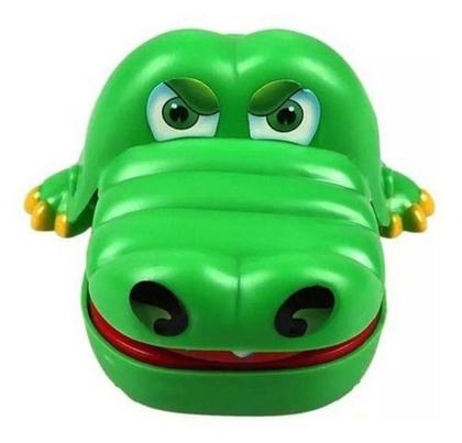 Imagem de Brinquedo Infantil Jacaré Morde Dedo Crocodilo Com Dentes
