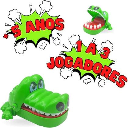 Imagem de Brinquedo Infantil Jacaré Morde Dedo Crocodilo Dentista pegadinha