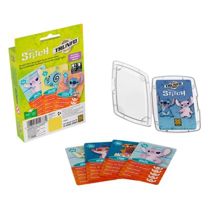 Imagem de Brinquedo Infantil Jogo de Cartas Super Trunfo Stitch Grow - 04688