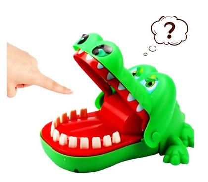 Imagem de Brinquedo Infantil Jogo Do Jacaré Morde Dedo Desafio Dentista