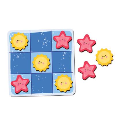 Imagem de Brinquedo Infantil Joguinhos de Bolsa Jogo da Velha Babebi - 7009