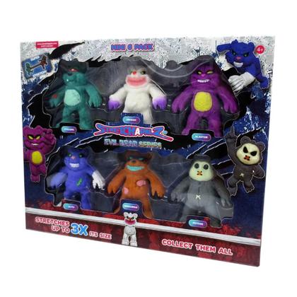 Brinquedo Infantil Kit Com 6 Mini Boneco Indestrutível Espreme Estica ...