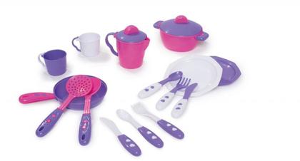 Imagem de Brinquedo Infantil Kit De Cozinha Completo Rosa Tateti 0333
