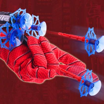 Imagem de Brinquedo Infantil Lançador Aranha de Dardos Luva + Máscara