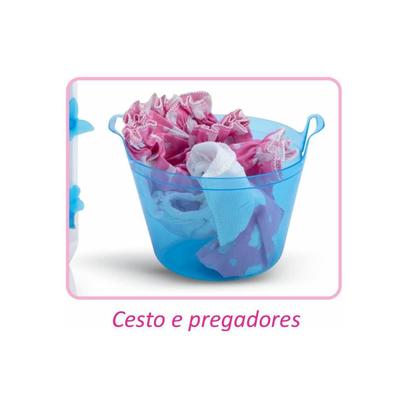 Imagem de Brinquedo Infantil Lavanderia Lava e Passa - Magic Toys