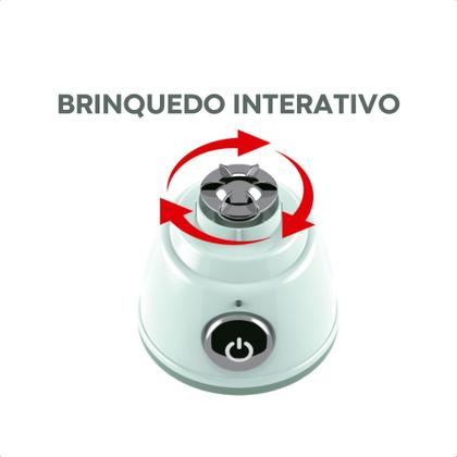 Imagem de Brinquedo Infantil Liquidificador Mini Cozinha com Luz Som Interativo Cor Verde e Branco - Fenix Brinquedos LKC-988