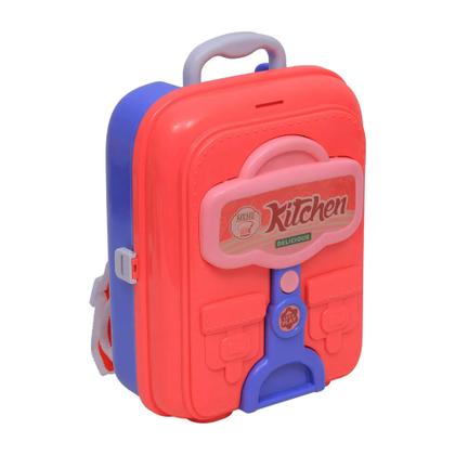 Imagem de Brinquedo Infantil Maleta de Cozinha 3 em 1 c/ 36 Peças Zippy Toys - 10329