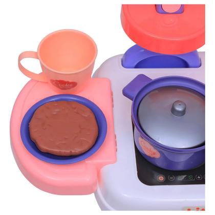 Imagem de Brinquedo Infantil Maleta de Cozinha 3 em 1 c/ 36 Peças Zippy Toys - 10329